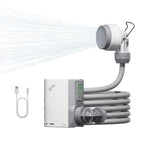 Tiny Shower Portable Camping Shower, Rechargeable Waterproof Outdoor Shower Pump for Hiking, Car Wash, Pet Cleaning, Beach Vacations