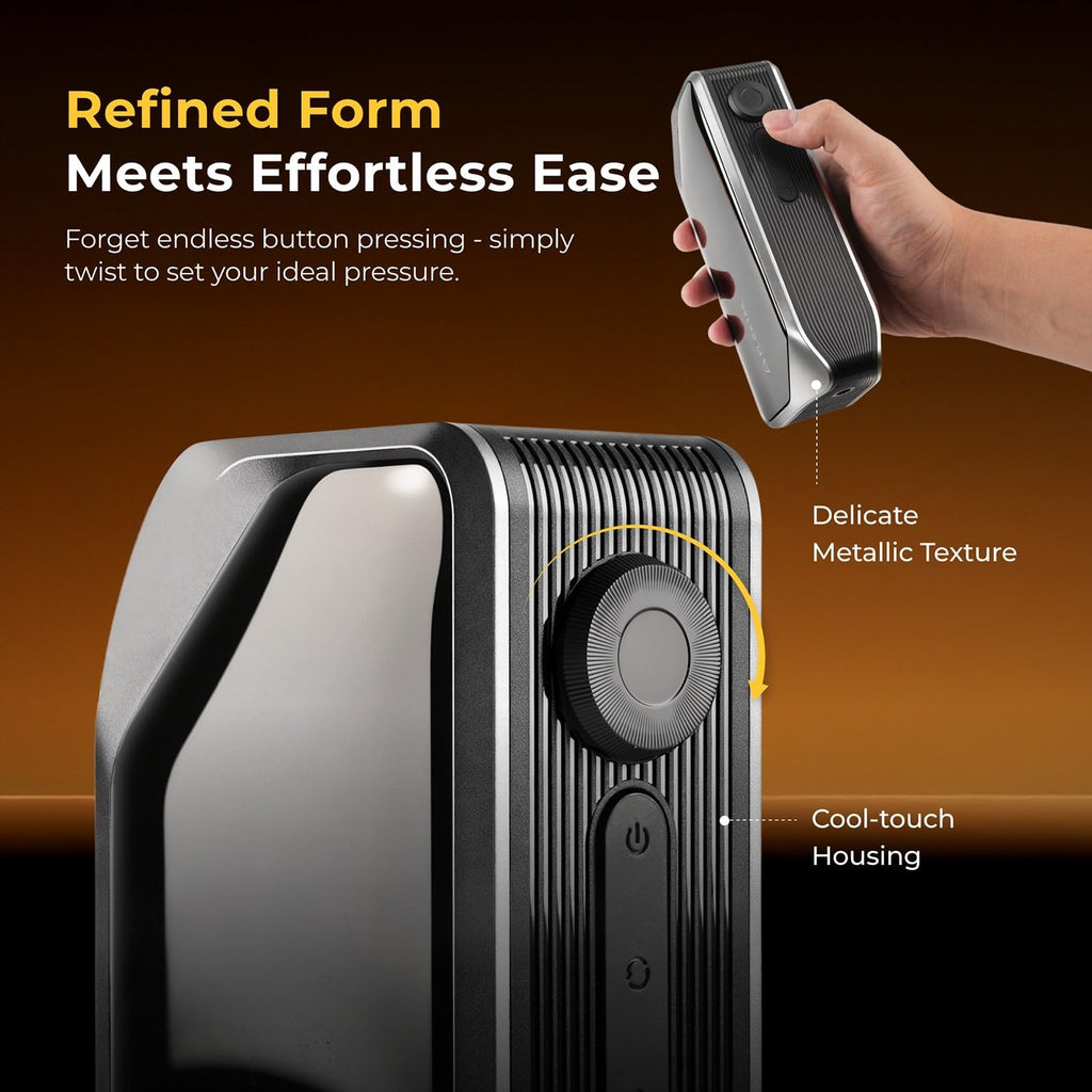 Cordless Portable Tire Inflator - Rechargeable Electric Air Compressor with Digital Pressure Gauge, Knob Control, Auto Shut-Off for Car Tires, Bike, Sports Balls