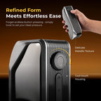 Cordless Portable Tire Inflator - Rechargeable Electric Air Compressor with Digital Pressure Gauge, Knob Control, Auto Shut-Off for Car Tires, Bike, Sports Balls