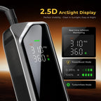 Cordless Portable Tire Inflator - Rechargeable Electric Air Compressor with Digital Pressure Gauge, Knob Control, Auto Shut-Off for Car Tires, Bike, Sports Balls