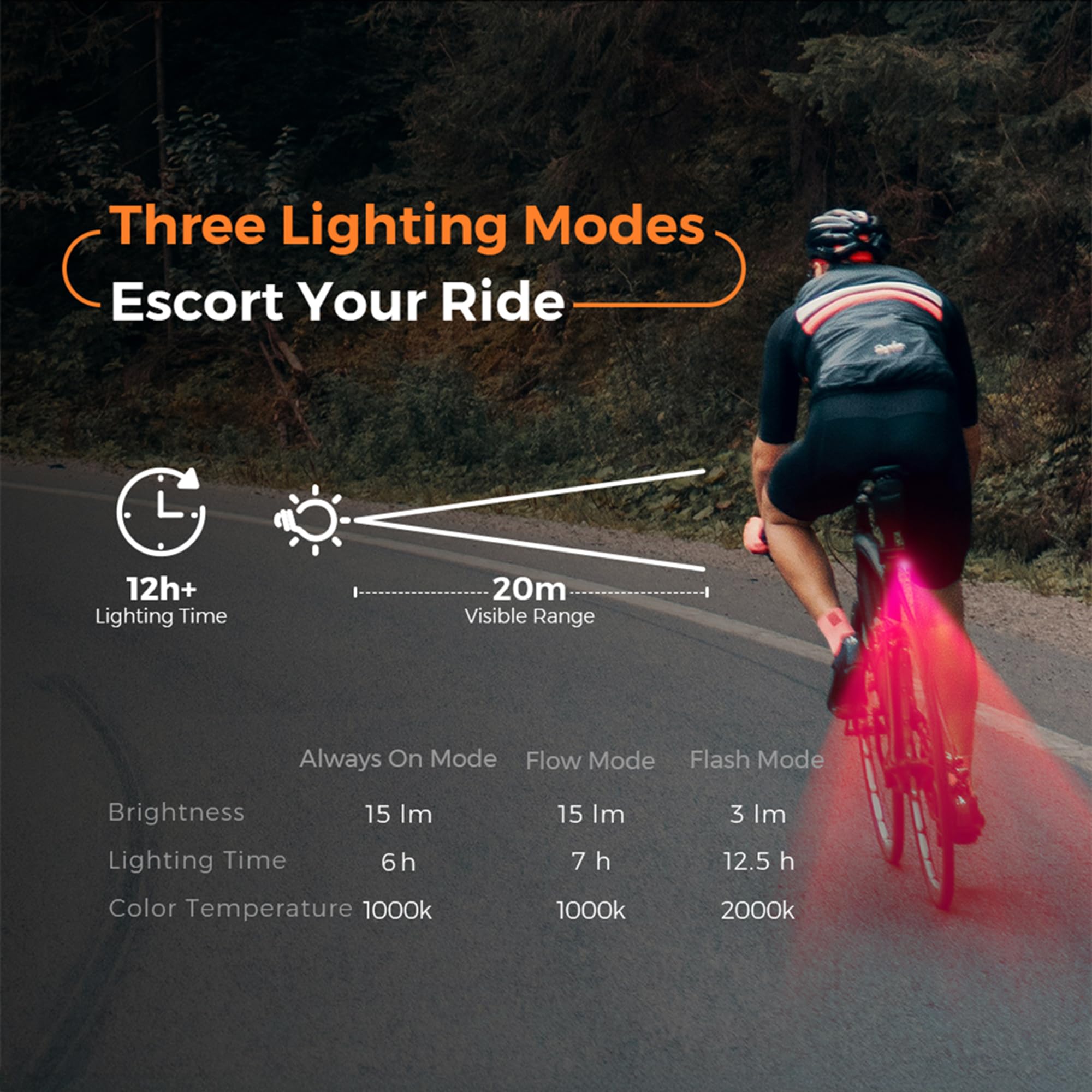 Portable Mini Electric Bike Pump - 120PSI with Pressure Gauge & Professional Taillight, Presta/Schrader Valve for Road/Mountain Bikes, Motorcycle, Sports Balls